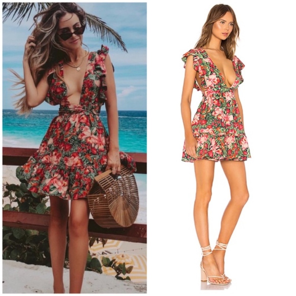 Majorelle floral dress